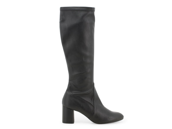 Melluso donna stivali in tessuto elasticizzato nera Z410B-218073